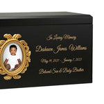 Gold Photo Frame Child Cremation Urn