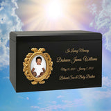 Gold Photo Frame Child Cremation Urn