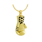 Golden Gloves Boxing Ash Pendant Urn - Love Charms Option