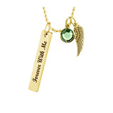 Gold Love Charms - Birthstone Option