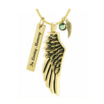 Golden Wing Ash Urn - Love Charms™ Option