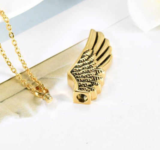 Golden Wing Ash Urn - Love Charms™ Option