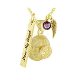 Old World Golden Celtic Knot Ash Urn - Love Charms® Option