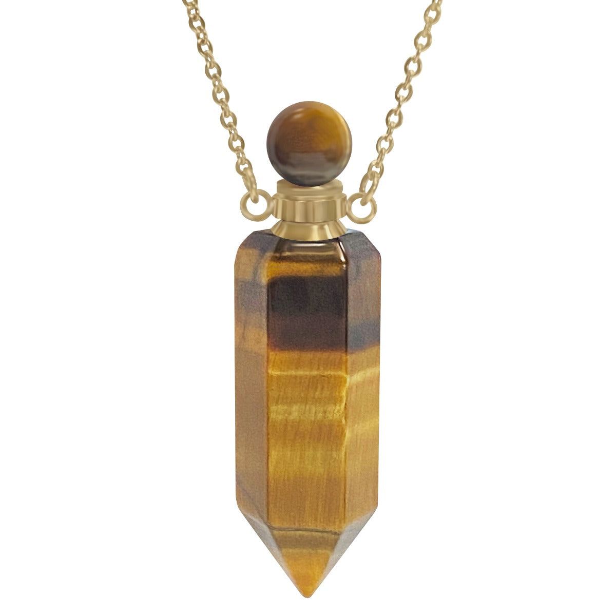 Goldstone Gemstone Crystal Cremation Jewelry Ash Necklace Urn - Love Charms® Option