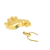 Golden Happy Elephant Pendant Ash Urn - Love Charms Option