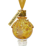 Golden Snowball Icicle Ornament Keepsake - Love Charms® Option