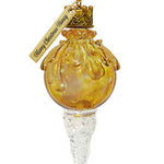 Golden Snowball Icicle Ornament Keepsake - Love Charms® Option