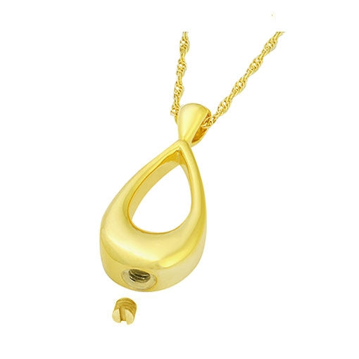 Precious Tears Gold Cremation Jewelry Urn 