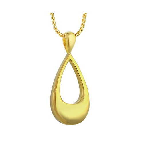 Precious Tears Gold Cremation Jewelry Urn - Love Charms Option
