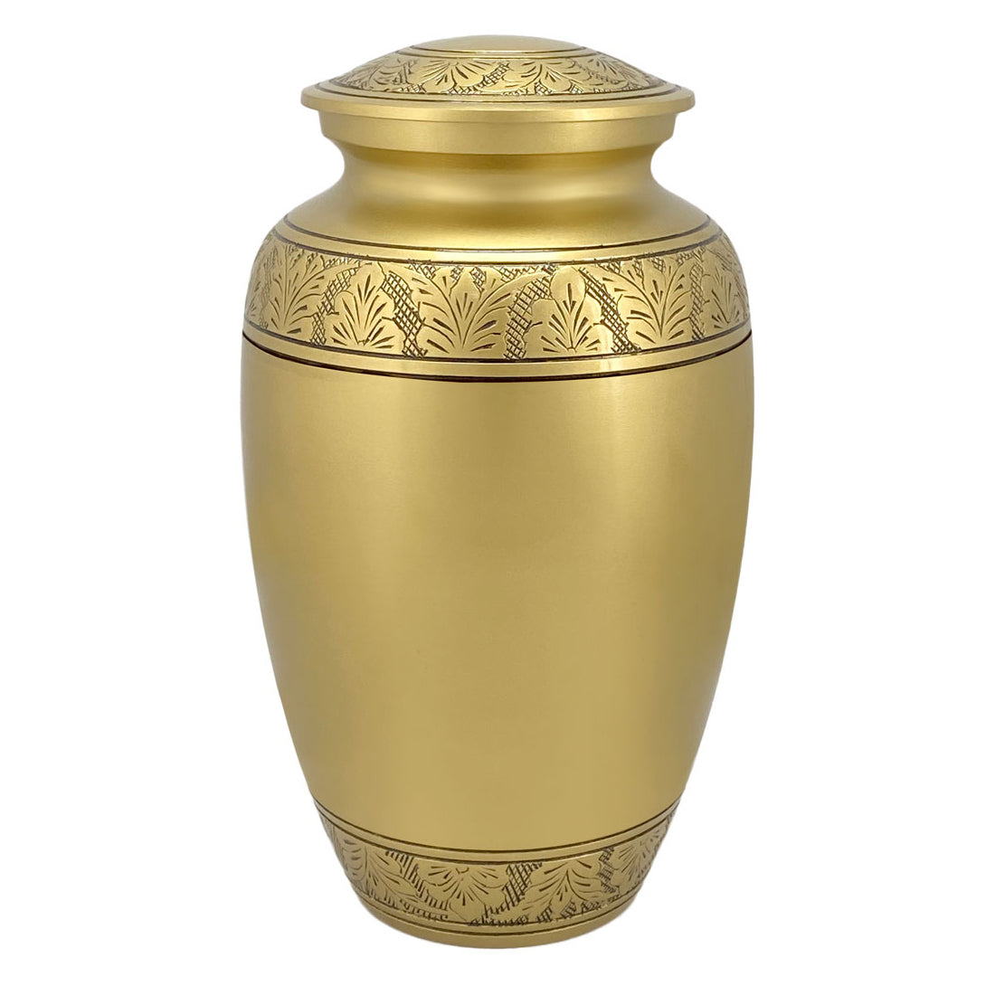 Gold Winged Companion Urns Heart Base Urns for Mom And Dad