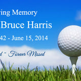 Golf Memorial Keychain Urn Image