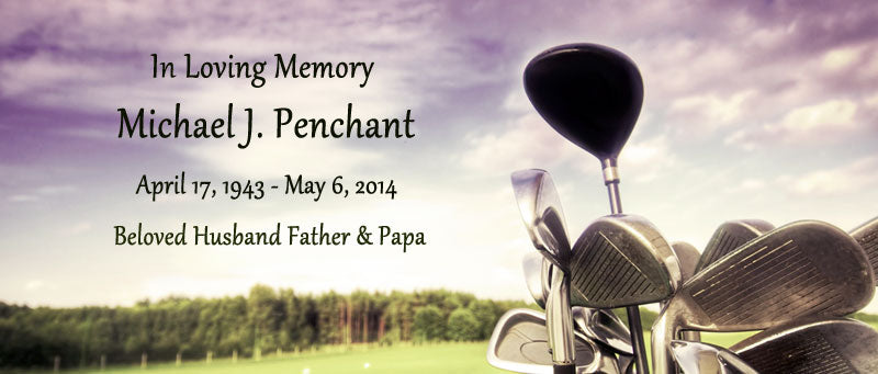 Golf Memories Keychain Urn Image