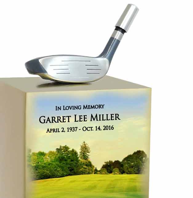 Elite Golf Club Memorial Urn