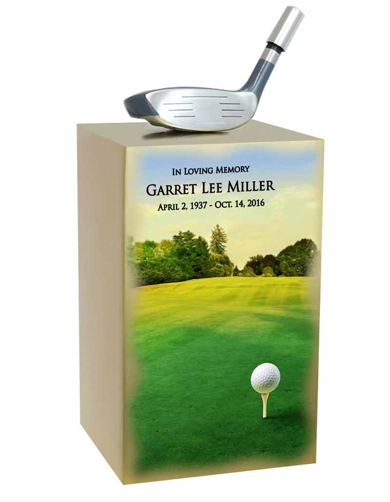 Elite Golf Club Memorial Urn