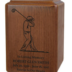 The Positive Golfer Urn