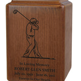 The Positive Golfer Urn