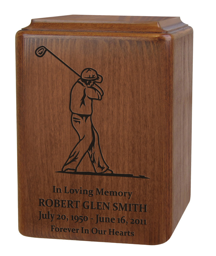 The Positive Golfer Urn