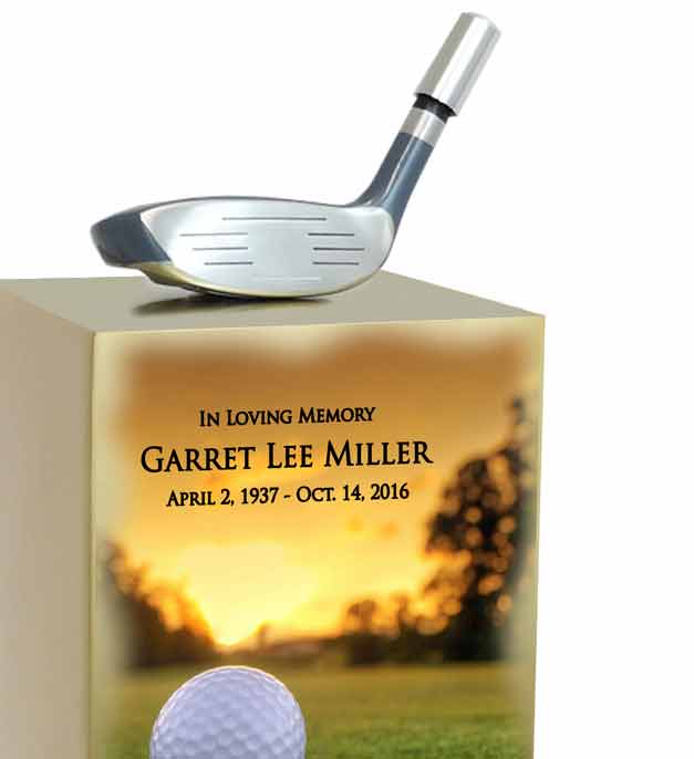 Sunset Golf Club Memorial Urn