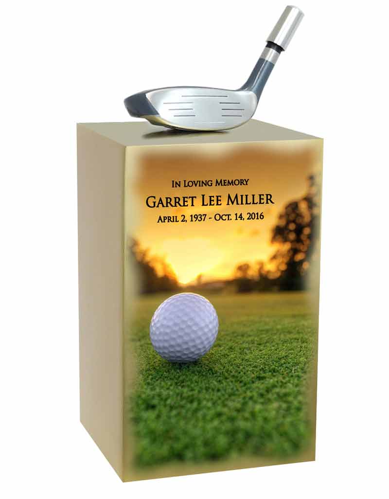 Sunset Golf Club Memorial Urn