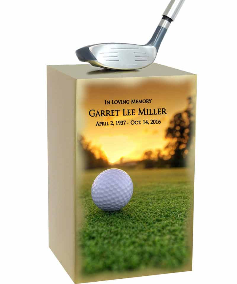 Sunset Golf Club Memorial Urn