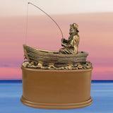 Gone Fishing Cremation Adult Fisherman Urn - Free Engraved Plate