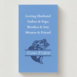 Gone Fishing Photo Memorial Cards - Funeral  Cards - Celebration of Life Cards
