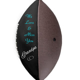 Double Photo Football Cremation Urn