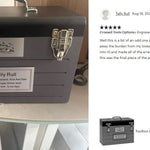 Toolbox Gray Adult Cremation Urn - Free Crossed Wrenches or Hammers Plate