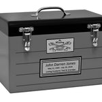 Toolbox Gray Adult Cremation Urn - Free Crossed Wrenches or Hammers Plate