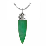 Green Aventurine Cremation Jewelry Urn