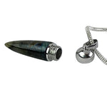 Tourmaline Crystal Cremation Jewelry Urn 