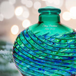 Incredible Green Earth Mosaic Glass Adult (SOLD OUT) or Medium Urn - Personalization Option - Made in USA