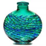 Incredible Green Earth Mosaic Glass Medium Urn - Personalization Option - Made in USA