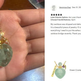 Green Crystal Heart Cremation Jewelry Ash Necklace Urn - Love Charms® Option