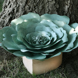 Sage Peaceful Petal® Flower Water Burial Adult or Companion Urn - Pink Butterfly Option