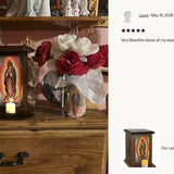 Our Lady Of Guadalupe Adult Cremation Urn - Candle Included