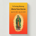 Guadalupe Memorial Cards - Funeral  Cards - Celebration of Life Cards