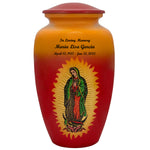 Guadalupe Medium or Adult Cremation Urn - Tribute Wreath™ - Pro Personalization - Burial Vault Option