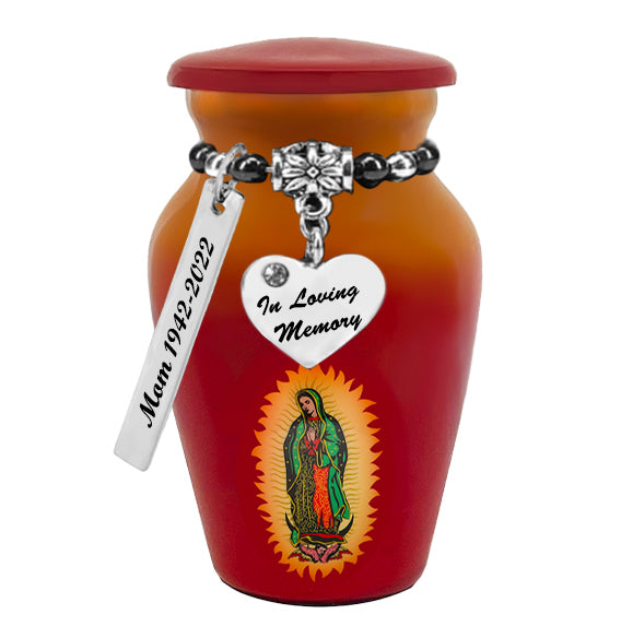 Guadalupe Mini Urn - Love Charms® Option