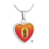 Guadalupe Heart Jewelry Urn - Love Charms® Option