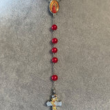 Our Lady of Guadalupe Rosary Necklace Urn