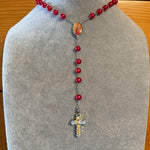 Our Lady of Guadalupe Rosary Necklace Urn
