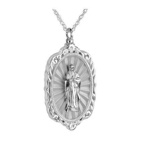 Guadalupe Silver Filigree Jewelry Urn