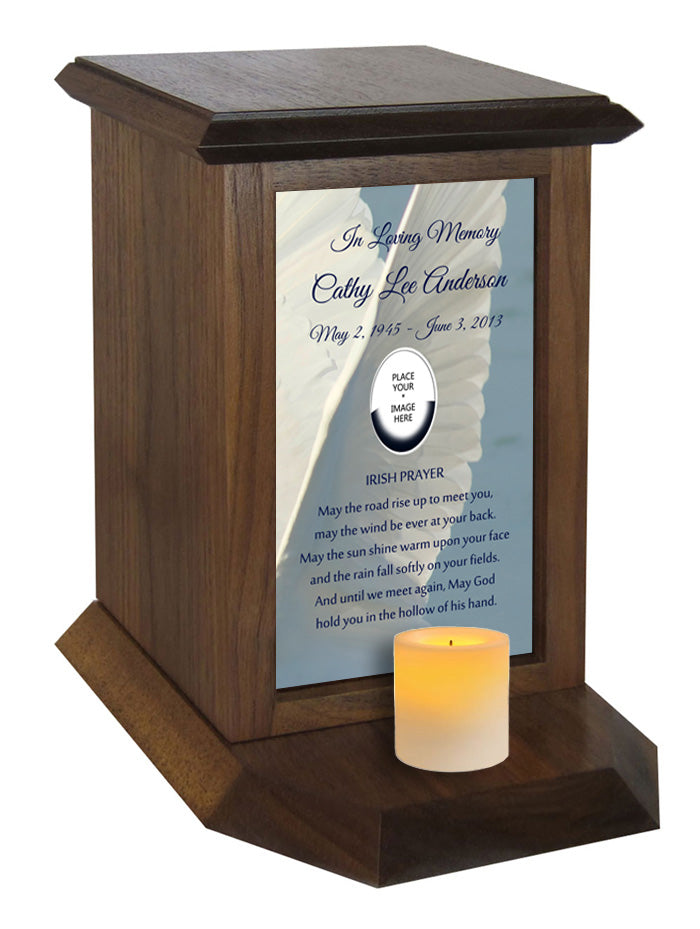 Guardian Wings Poem Urn and Picture