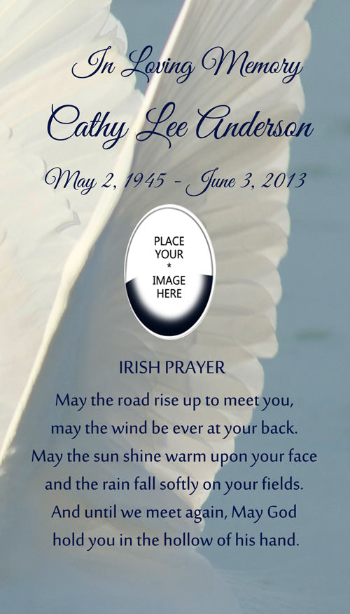 Guardian Wings Irish Prayer Poem Urn