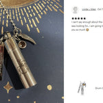 Drum Cylinder Pendant Urn - Love Charms™ Option