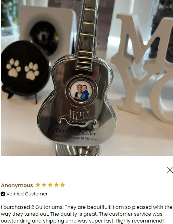 Guitar Keepsake Urn