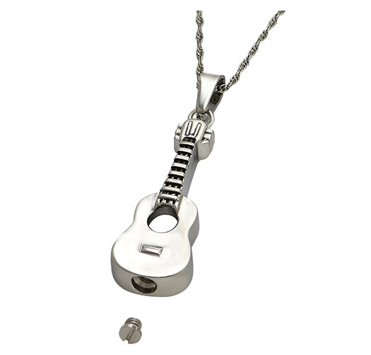 Guitar Cremation Jewelry Urn