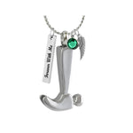 Workshop Hammer Ash Pendant Urn - Love Charms Option