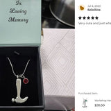 Workshop Hammer Ash Pendant Urn - Love Charms™ Option